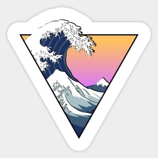 Great Wave Aesthetic Sticker